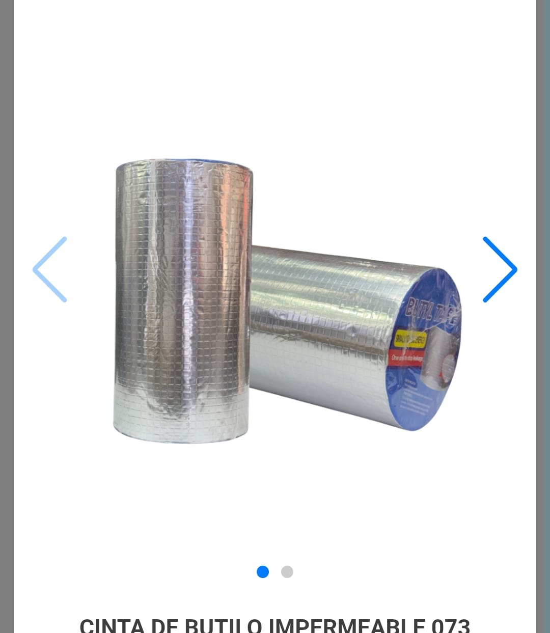 cinta de botilo impermeable